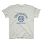 だしゃれTシャツ屋さんのUNK  OF  UNDA(丸カレッジネイビー） スタンダードTシャツ