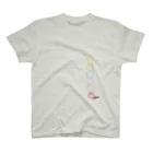 GIRAFFA GIALLO～ジラッファ ジャッロ～のgg アニマルトーテムポール スタンダードTシャツ