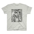 猫吸(nekosui)の優しい左目△ スタンダードTシャツ