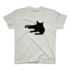 たろくろのうたたねくろねこ スタンダードTシャツ