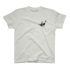 ittekiのポーの黒猫 スタンダードTシャツ