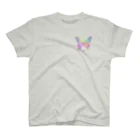 kazeou（風王）のButterfly(透過・ワンポイント) スタンダードTシャツ