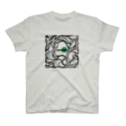 popomidori ポポミドリの纏う線 Regular Fit T-Shirt