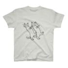 mikepunchの踊る猫たち スタンダードTシャツ