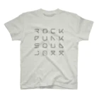 UFO社（Tシャツデザイン課）のUFO文字　ROCK-FUNK-SOUL-JAZZ Regular Fit T-Shirt