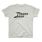 セブンシーズ Online StoreのSeven Seas モチーフロゴ（黒文字） Regular Fit T-Shirt