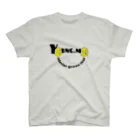 young.moのSMILE WHITE スタンダードTシャツ