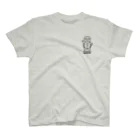 もじゃけい工房のKUSAKUNAI KUSAGAME（モノクロ） Regular Fit T-Shirt