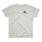 interested in?の1.hydrogen(黒/表裏) Regular Fit T-Shirt