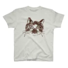 猫ねむりzzz..のブチ猫さん スタンダードTシャツ