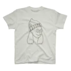 フラミンゴ洋裁店のニット帽の女の子 Regular Fit T-Shirt