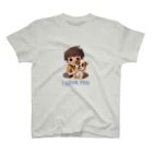 AwagoModeのI LOVE YOU(Dog&Boy) (39) Regular Fit T-Shirt