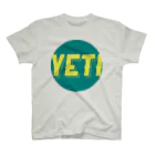 YETIMEETSのYeti meets girl (green) スタンダードTシャツ