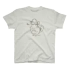 ぽこじろう雑貨店  mili mili (ミリミリ)のチンチラザウルス Regular Fit T-Shirt