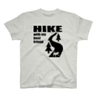 too muchの人間用のHIKE黒 Regular Fit T-Shirt