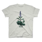 芹石せいじの鉱石×植物ドット　セージ Regular Fit T-Shirt