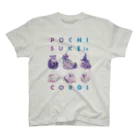 00MAIDENのPOCHISUKE is CORGI スタンダードTシャツ