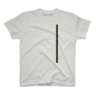 NamazuYのsimple line(Green&Black) スタンダードTシャツ