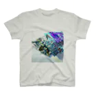 智叉猫のBi+glitch スタンダードTシャツ