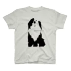 あるじ屋の片パンダのボーダーコリーMIX Regular Fit T-Shirt