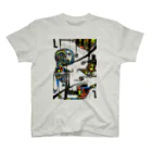 Jun1works(ジュンイチワークス)のupside down 逆さま Regular Fit T-Shirt