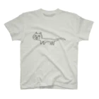 オーパルとレモンの木のちょっと長いネコ Regular Fit T-Shirt