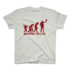 IYASAKA design のNO WINE NO LIFE Regular Fit T-Shirt