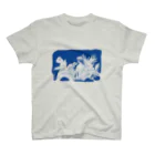 oyasmurのルル(blue) スタンダードTシャツ