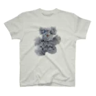 maked bear iidaの手作りクマ　グレー Regular Fit T-Shirt