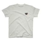 THE DOUBUTSU-ZOO SHOPの胸ワンポイント、バック柄 Regular Fit T-Shirt