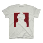 Music itemsのコントラバス(赤) Regular Fit T-Shirt