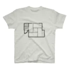 雑作家Junyaの四畳半(1K) Regular Fit T-Shirt