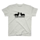 5corgisのKING ＆ QUEEN （コーギー） Regular Fit T-Shirt