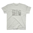 tunagari_honomiの招き猫三姉妹 スタンダードTシャツ