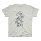 gorbehのPEACEうさぎ Regular Fit T-Shirt