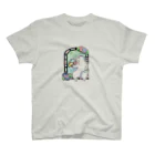 ぷぅ猫堂のシロクマとあじさいのTシャツ Regular Fit T-Shirt