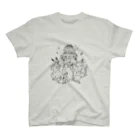 鴨鍋不動産の鳥獣戯画オリジナル002－お祭り スタンダードTシャツ