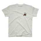 HSMT design@NO SK8iNGのグロムはいいぞ!!(手書き文字 RED)  Regular Fit T-Shirt