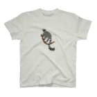 Age_Studioのドット絵ワオキツネザル（枝付きver.） Regular Fit T-Shirt