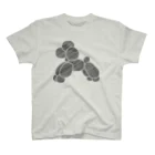 iAi-jpのバルーン・トイプードル／グレー 티셔츠