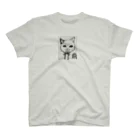 ナチュラルドッグリーフのしろたま猫 Regular Fit T-Shirt