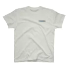 KOJI OSHIRO_WEB STOREのTOMODATHI BOX　GRAY×BLUE スタンダードTシャツ