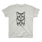 けーらんのお店の保護猫 MERU&TETO【黒プリント】 Regular Fit T-Shirt