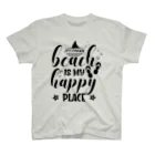 湘南・茅ケ崎　Kuwatayaのmy beach スタンダードTシャツ