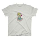 虹色猫工房(クロミツ)の飛雲猫観音 スタンダードTシャツ