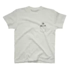 ヤシログラムショップのポケット柄 ロバーロ スタンダードTシャツ