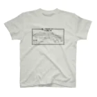 新商品PTオリジナルショップの熊ノ平駅構内案内 Regular Fit T-Shirt