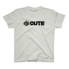 CUTE GYM&DATSUMOのCUTE 太文字Tシャツ Regular Fit T-Shirt