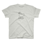 三遊亭白鳥 オフィシャルショップの白鳥SWAN Regular Fit T-Shirt