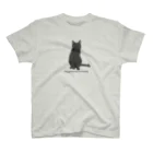 イケニャン黒猫オレオくんの名言黒猫オレオくん スタンダードTシャツ